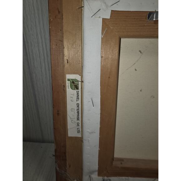 Vtg Asian Chinese Painting Cork Paper Bird Flowers Professionally Framed Signed - Picture 7 of 9